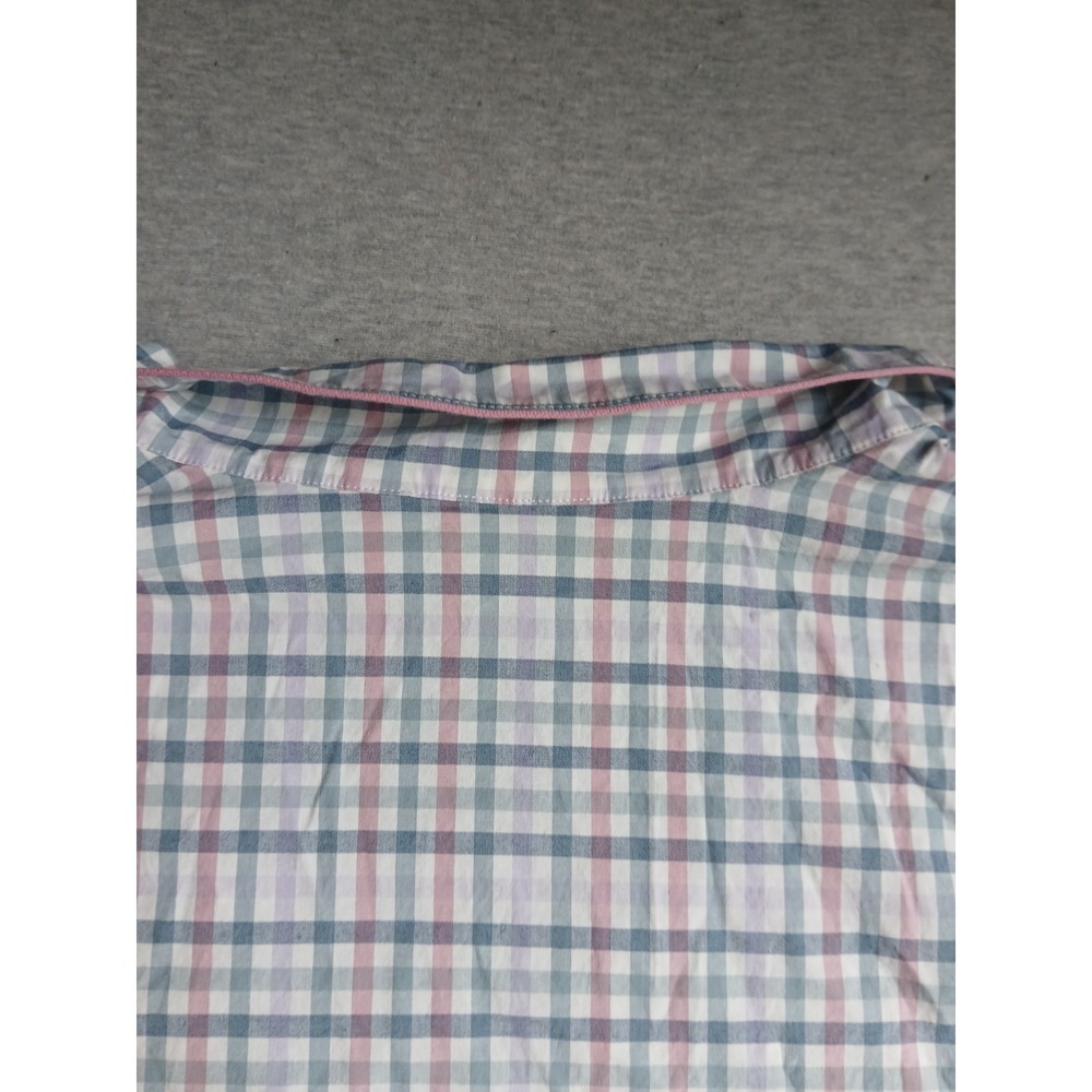 LL Bean Pajama Set 3x Womens Pull On Short Notch Collar Comfort Lounge Sleep - Picture 8 of 16